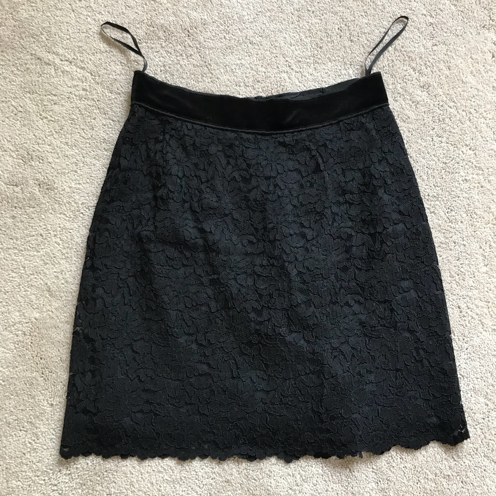 Dolce & Gabanna Lace and Velvet skirt